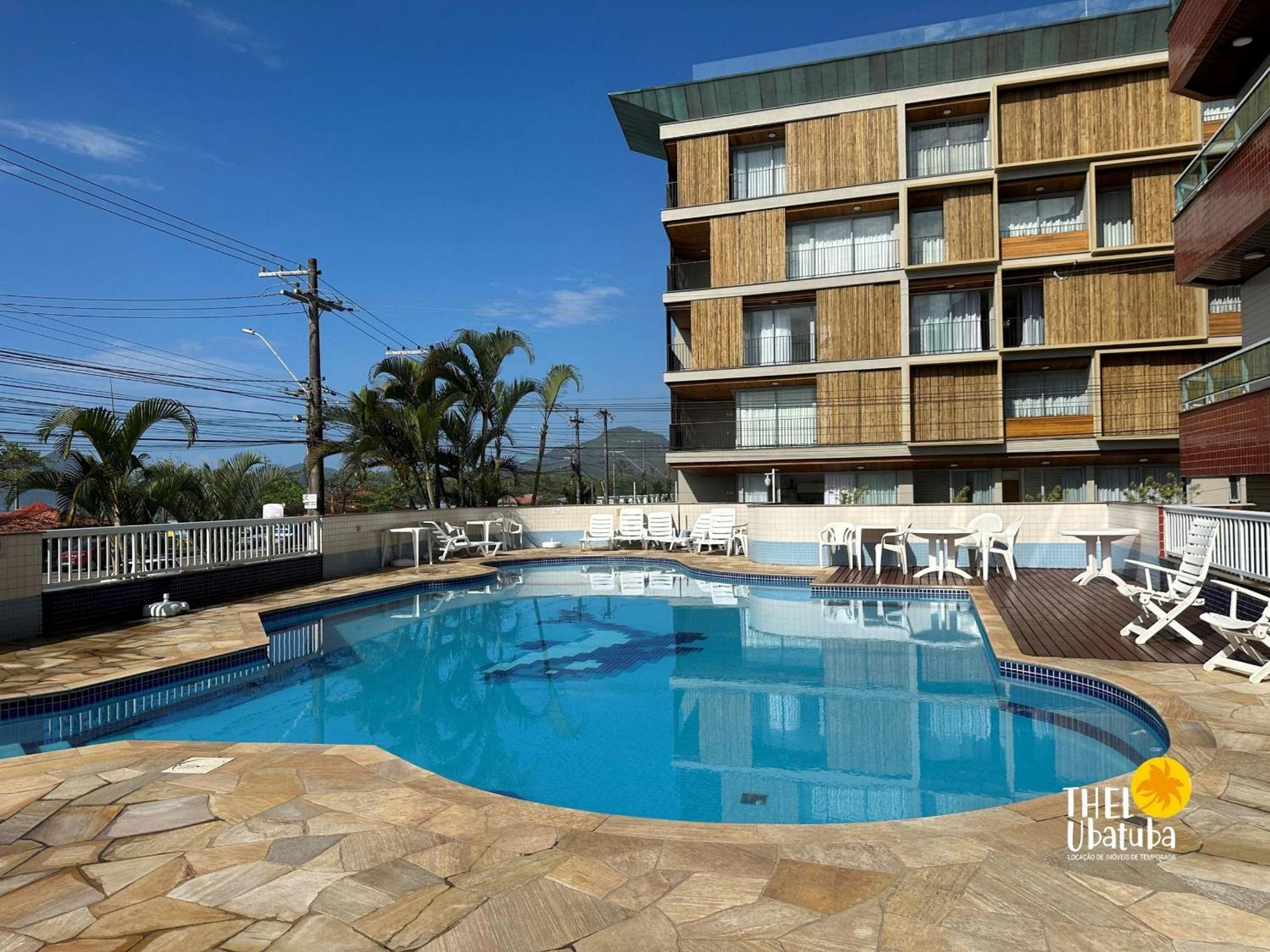 Thel Ubatuba - Apto 116/D, Costa Atlantica - Pe Na Areia 外观 照片